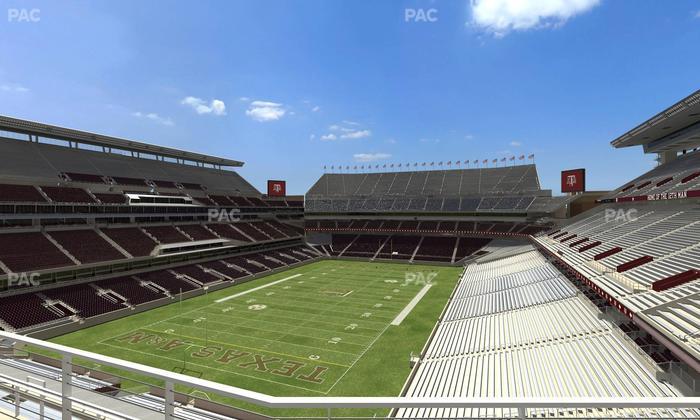 Kyle Field - Section 343 Seat View