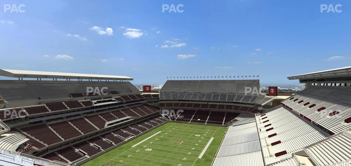 Kyle Field - Section 343 Seat View