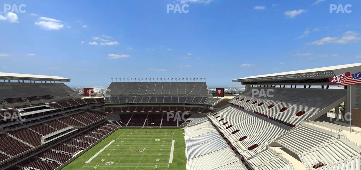 Kyle Field - Section 344 Seat View