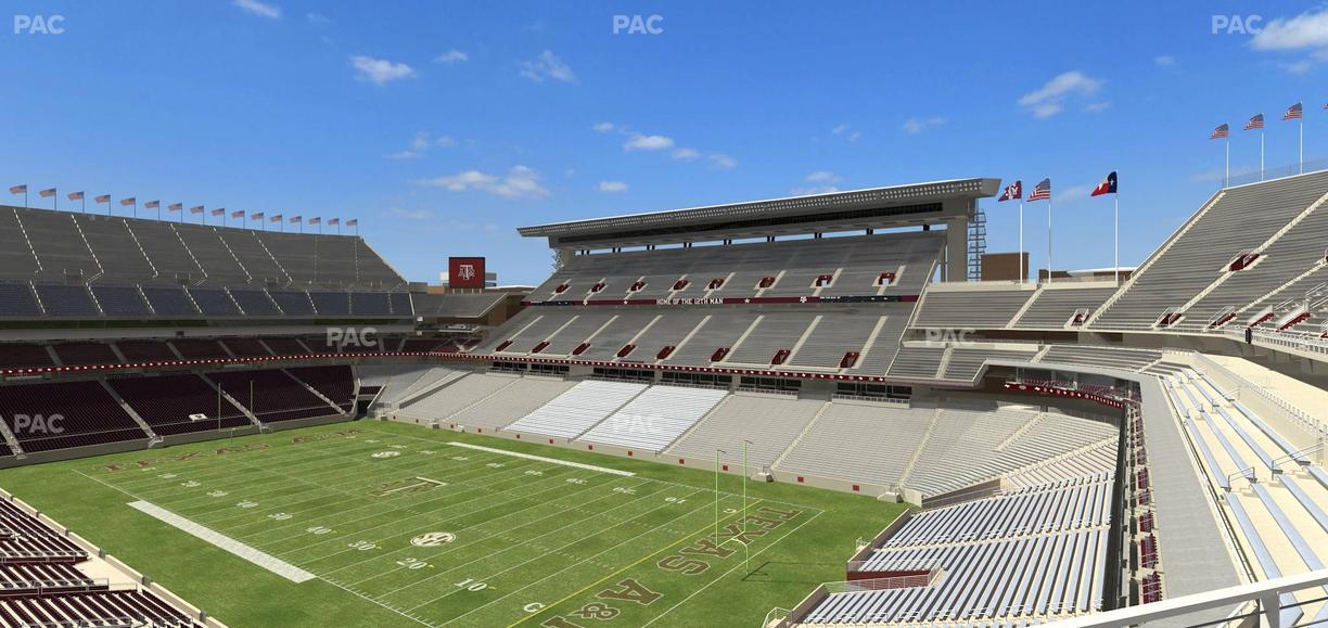 Kyle Field - Section 350 Seat View