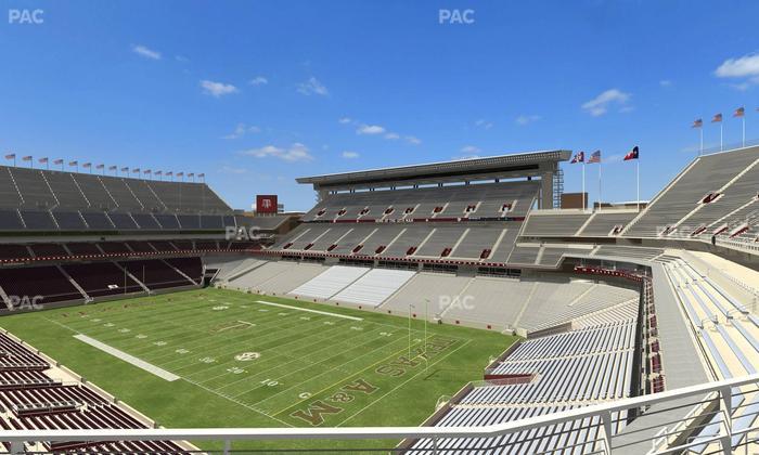 Kyle Field - Section 350 Seat View