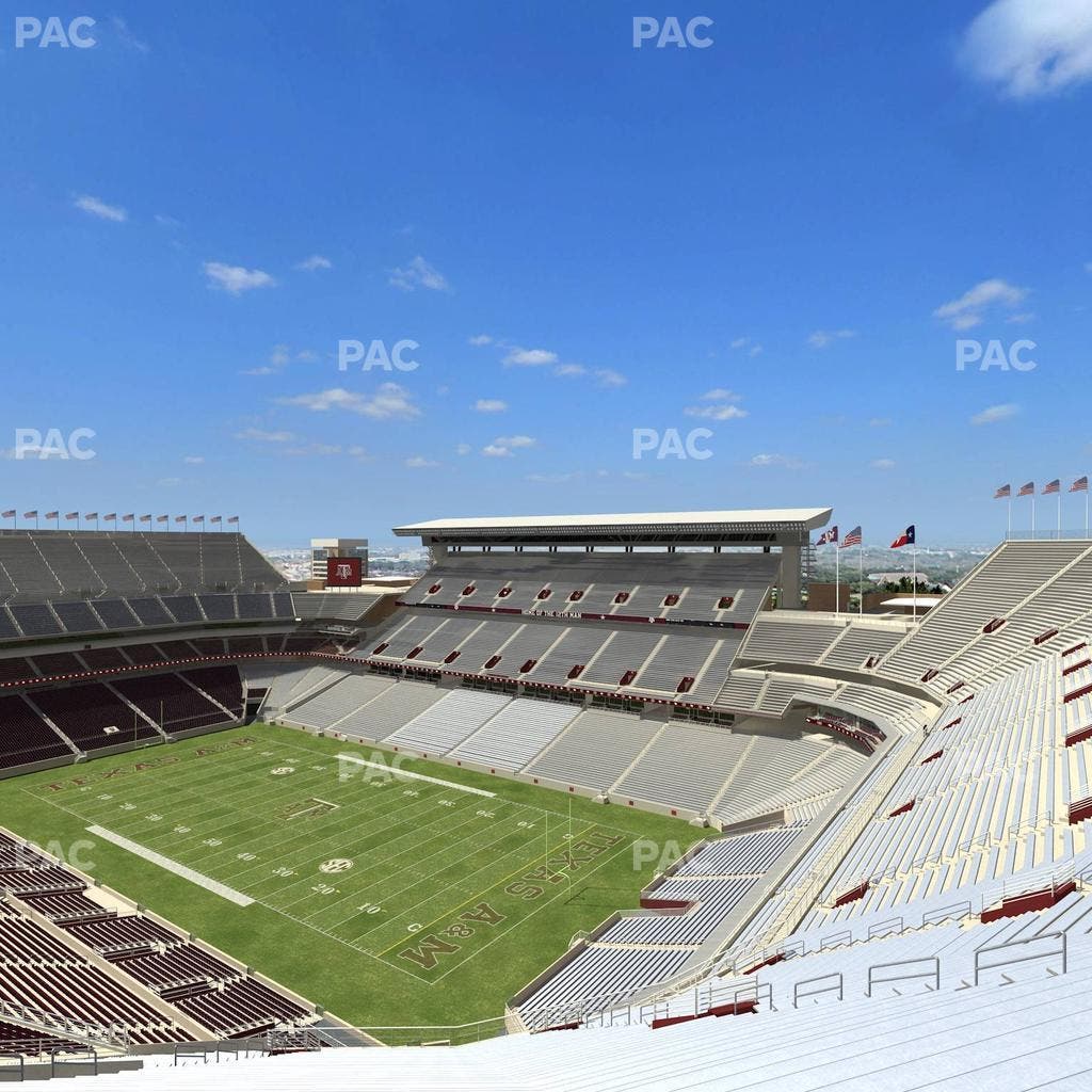 Kyle Field - Section 350 Seat View