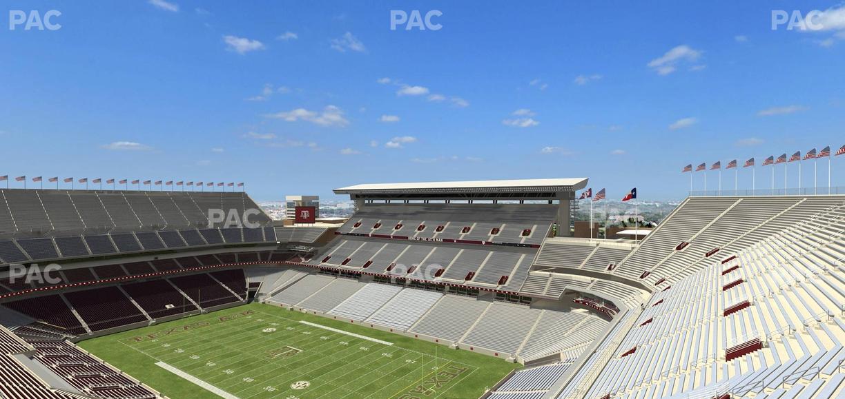 Kyle Field - Section 350 Seat View
