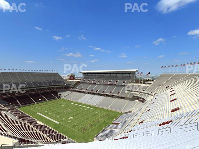 Kyle Field - Section 350 Seat View