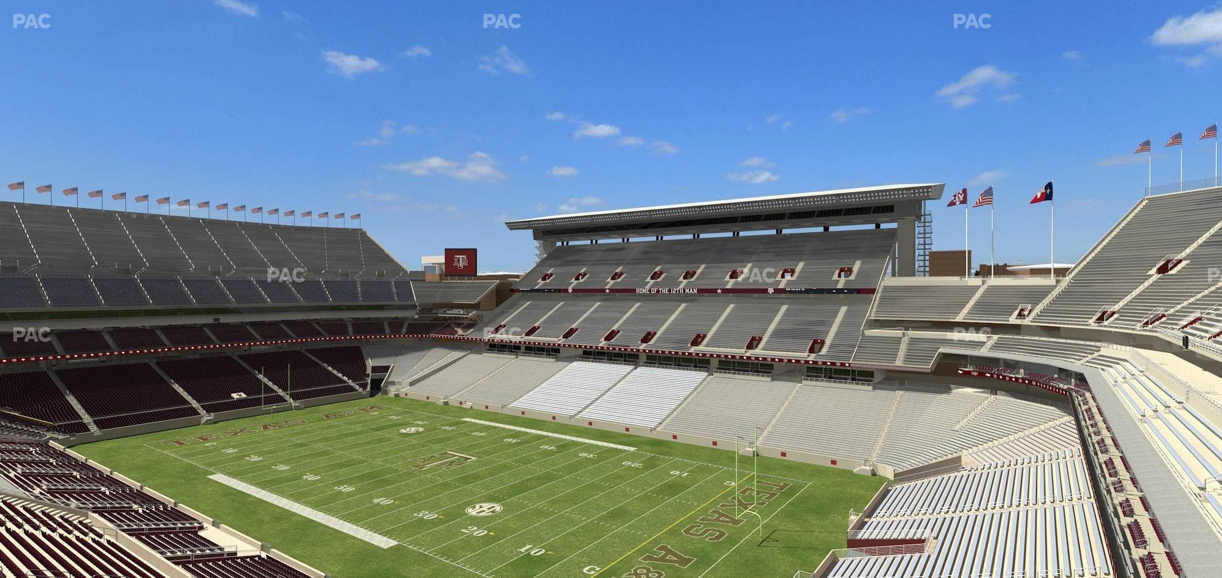 Kyle Field - Section 351 Seat View