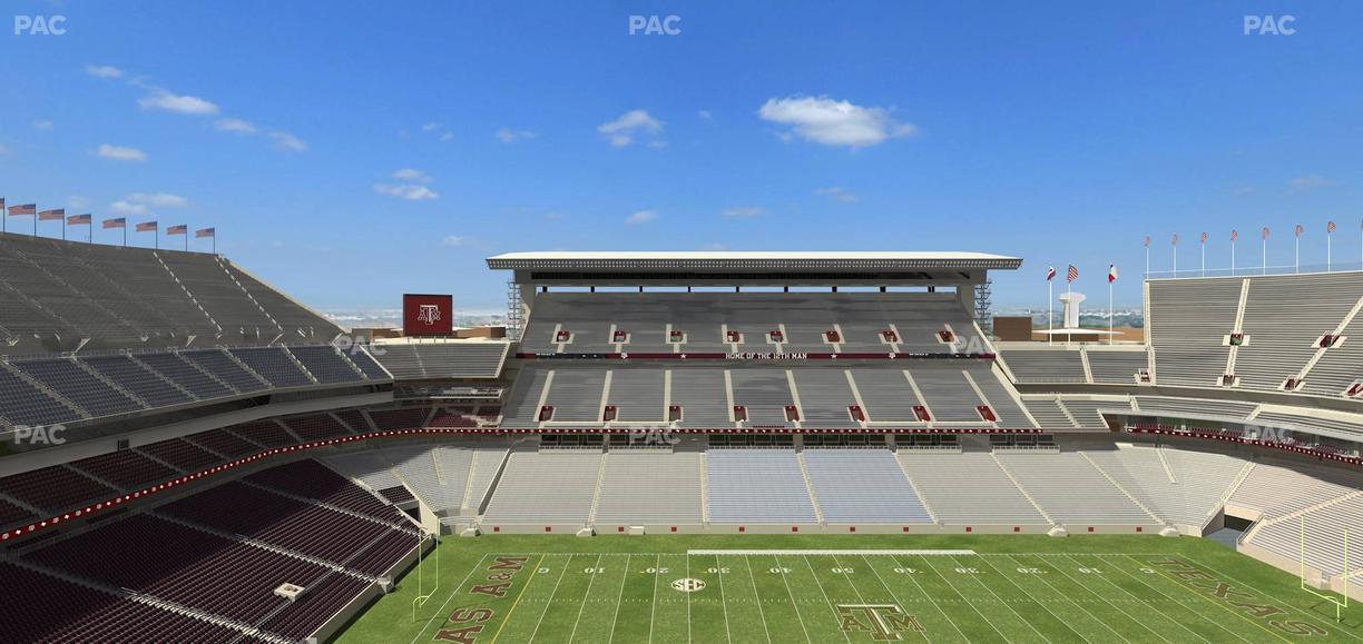 Kyle Field - Section 406 Seat View