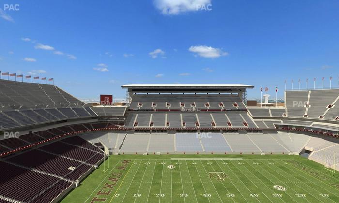 Kyle Field - Section 406 Seat View