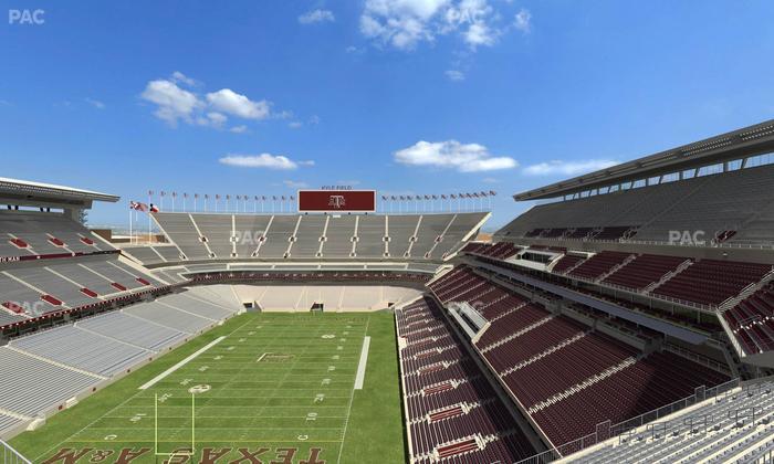 Kyle Field - Section 412 Seat View