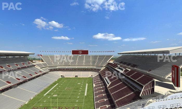 Kyle Field - Section 412 Seat View