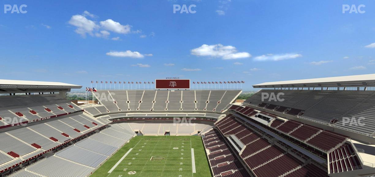 Kyle Field - Section 413 Seat View
