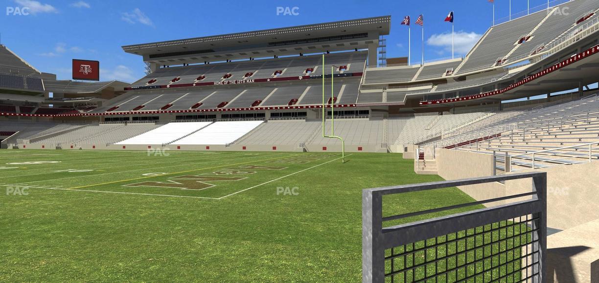 Kyle Field - Section Field Box 1 Seat View