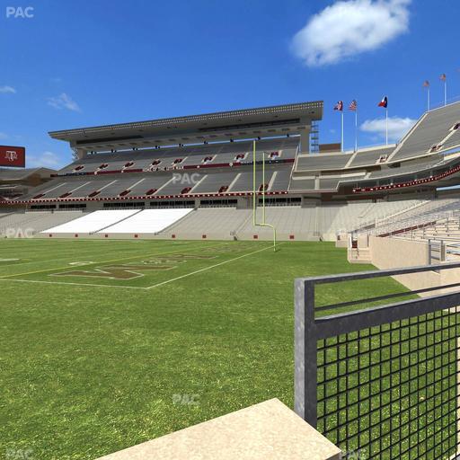 Kyle Field - Section Field Box 1 Seat View