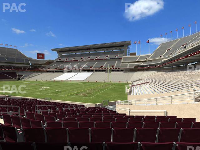 Kyle Field - Section Field Box 1 Seat View
