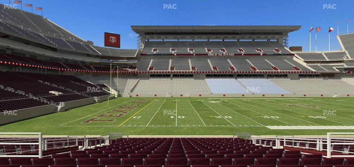 Kyle Field - Section Field Box 10 Seat View