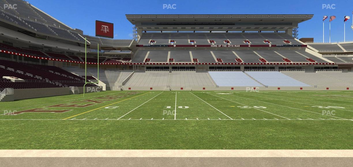 Kyle Field - Section Field Box 10 Seat View