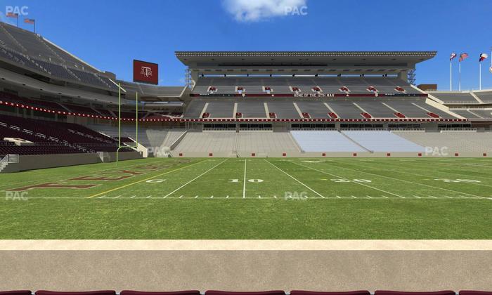 Kyle Field - Section Field Box 10 Seat View