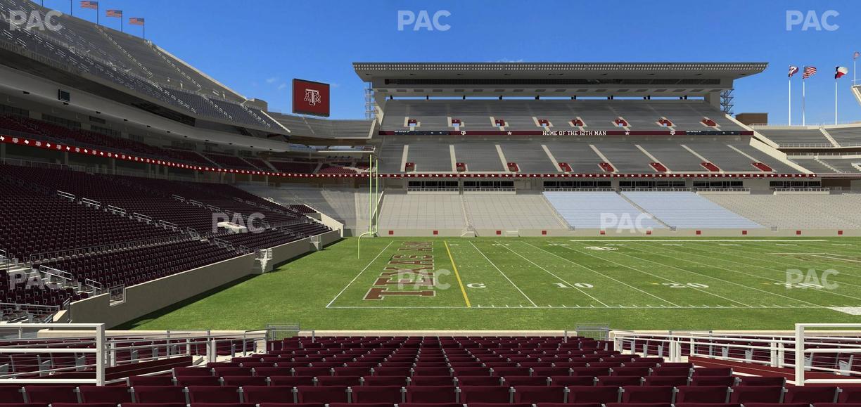 Kyle Field - Section Field Box 11 Seat View