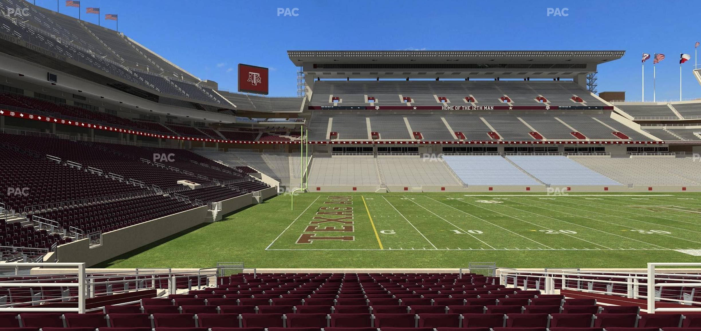 Kyle Field - Section Field Box 11 Seat View