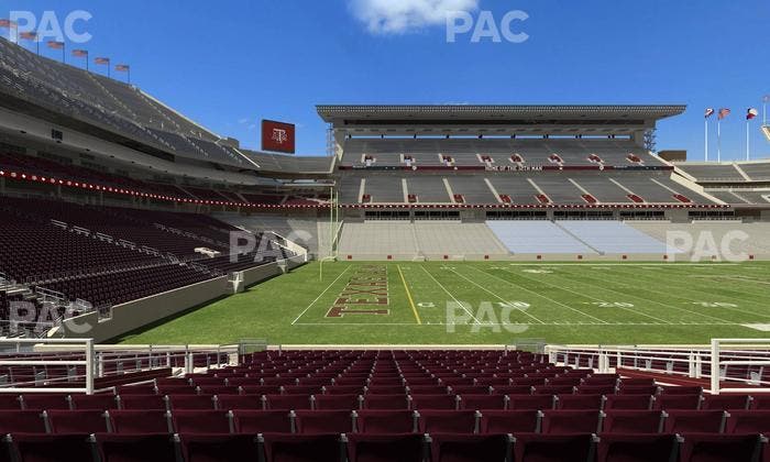 Kyle Field - Section Field Box 11 Seat View
