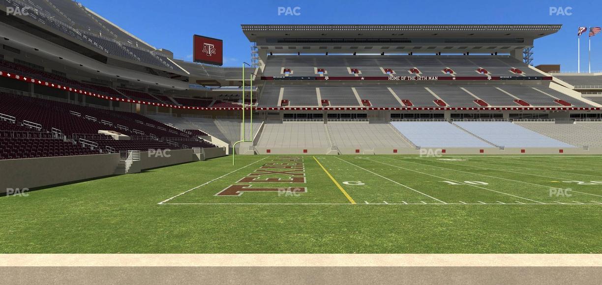 Kyle Field - Section Field Box 11 Seat View