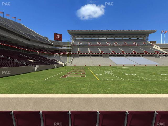 Kyle Field - Section Field Box 11 Seat View