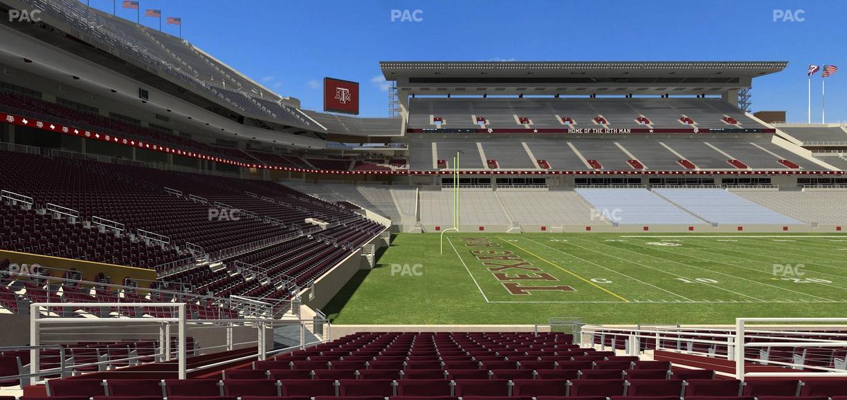 Kyle Field - Section Field Box 12 Seat View