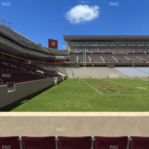 Kyle Field - Section Field Box 12 Seat View