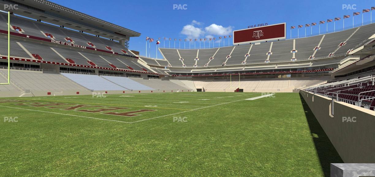 Kyle Field - Section Field Box 13 Seat View