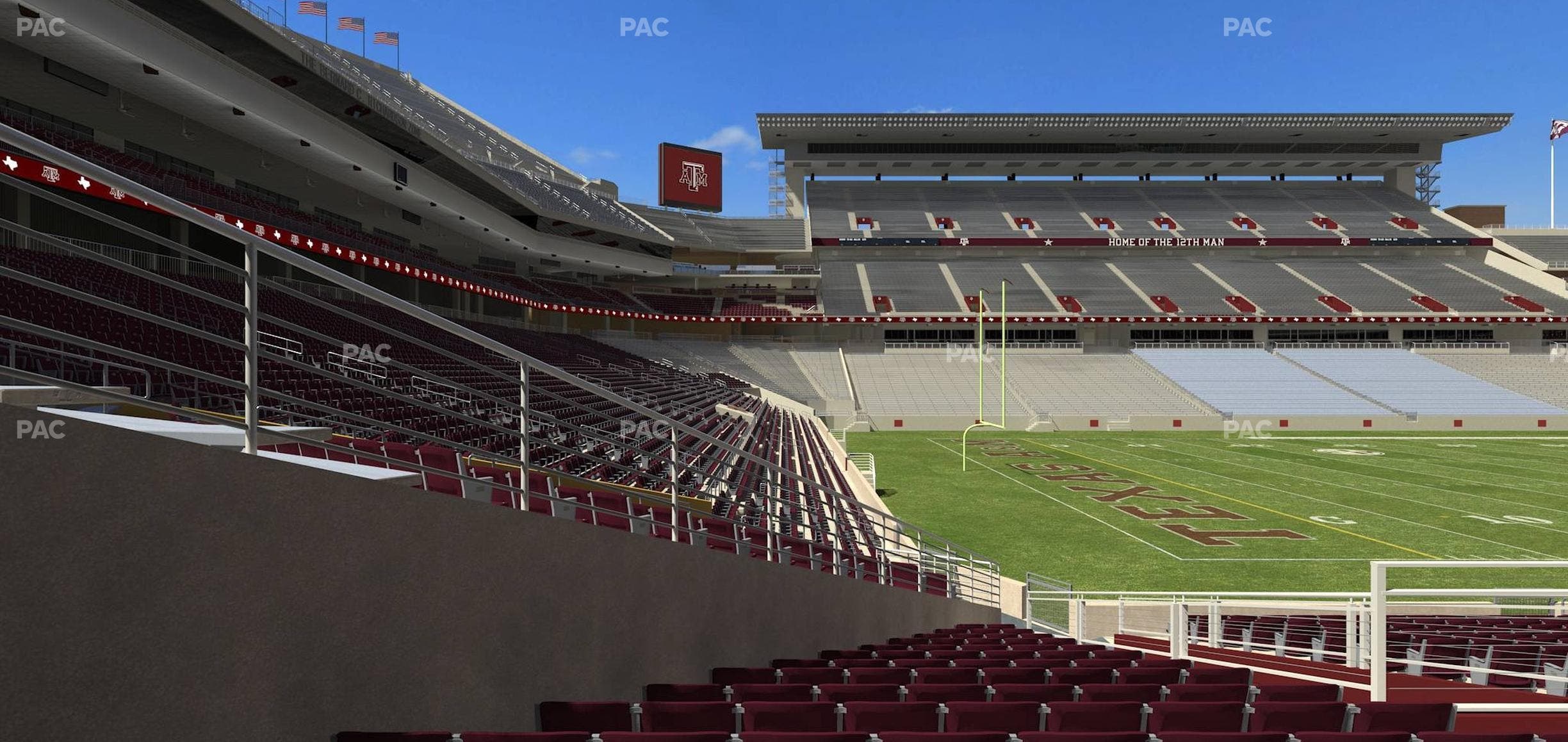 Kyle Field - Section Field Box 13 Seat View