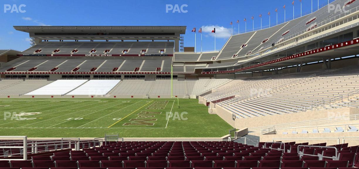 Kyle Field - Section Field Box 2 Seat View