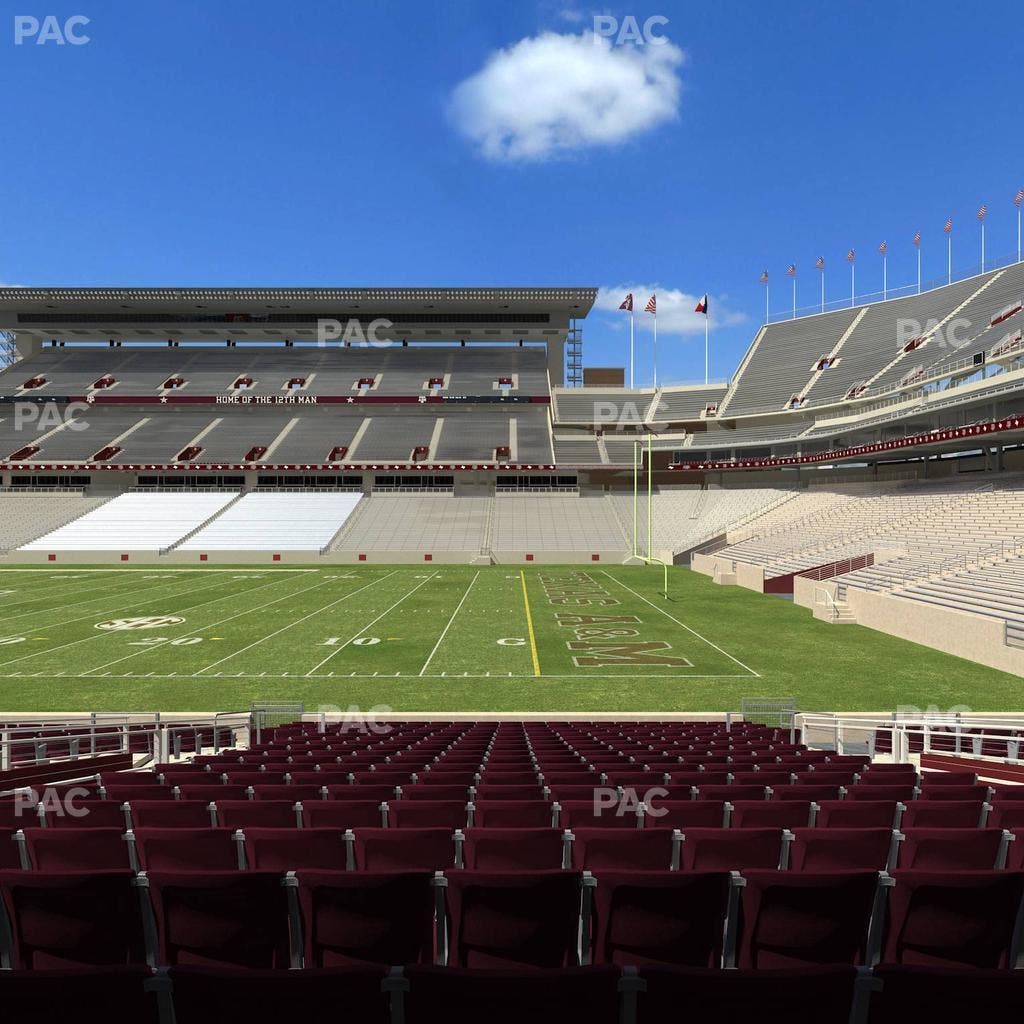 Kyle Field - Section Field Box 3 Seat View