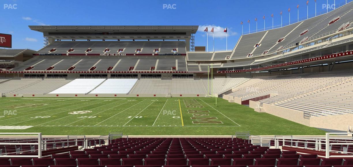 Kyle Field - Section Field Box 3 Seat View