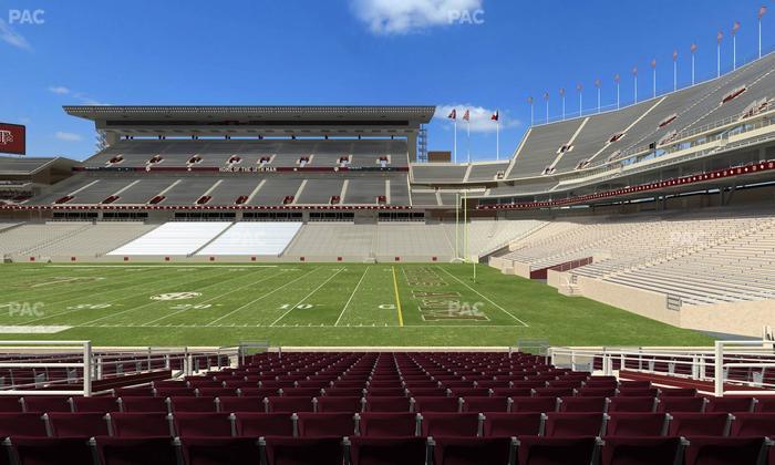 Kyle Field - Section Field Box 3 Seat View