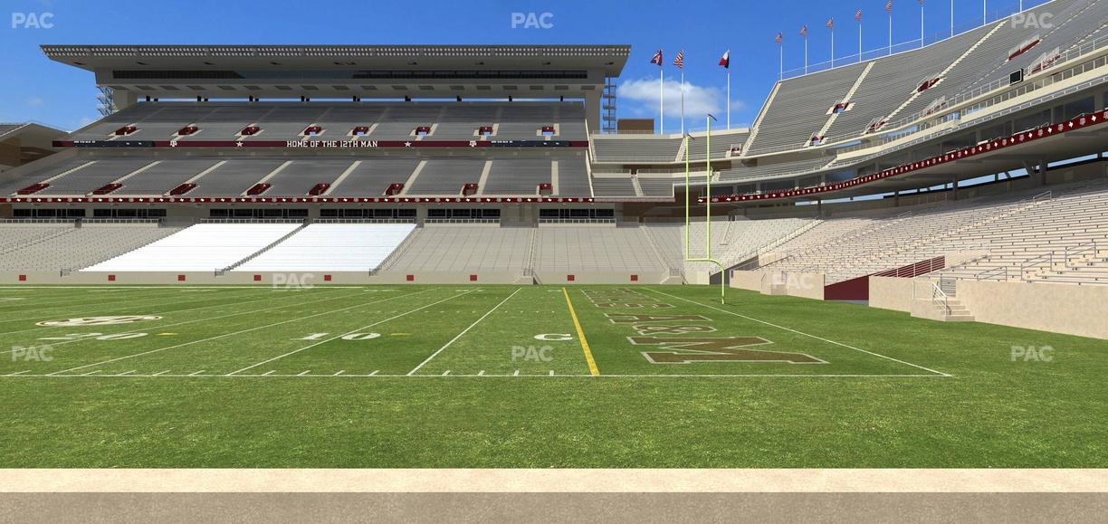 Kyle Field - Section Field Box 3 Seat View