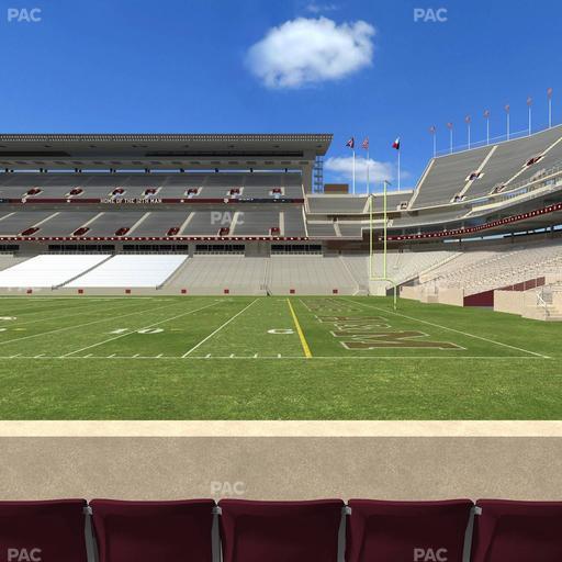Kyle Field - Section Field Box 3 Seat View