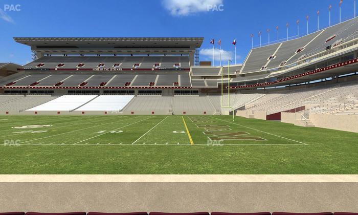 Kyle Field - Section Field Box 3 Seat View