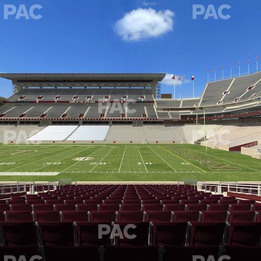 Kyle Field - Section Field Box 4 Seat View