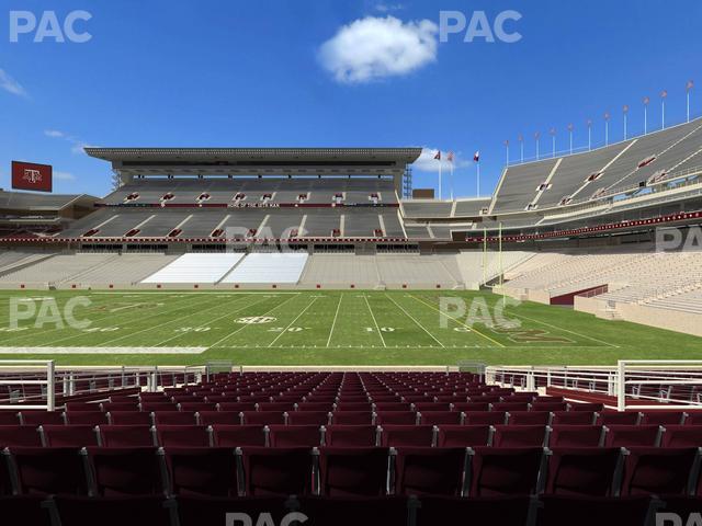 Kyle Field - Section Field Box 4 Seat View
