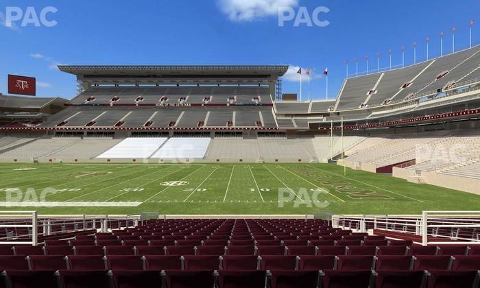 Kyle Field - Section Field Box 4 Seat View