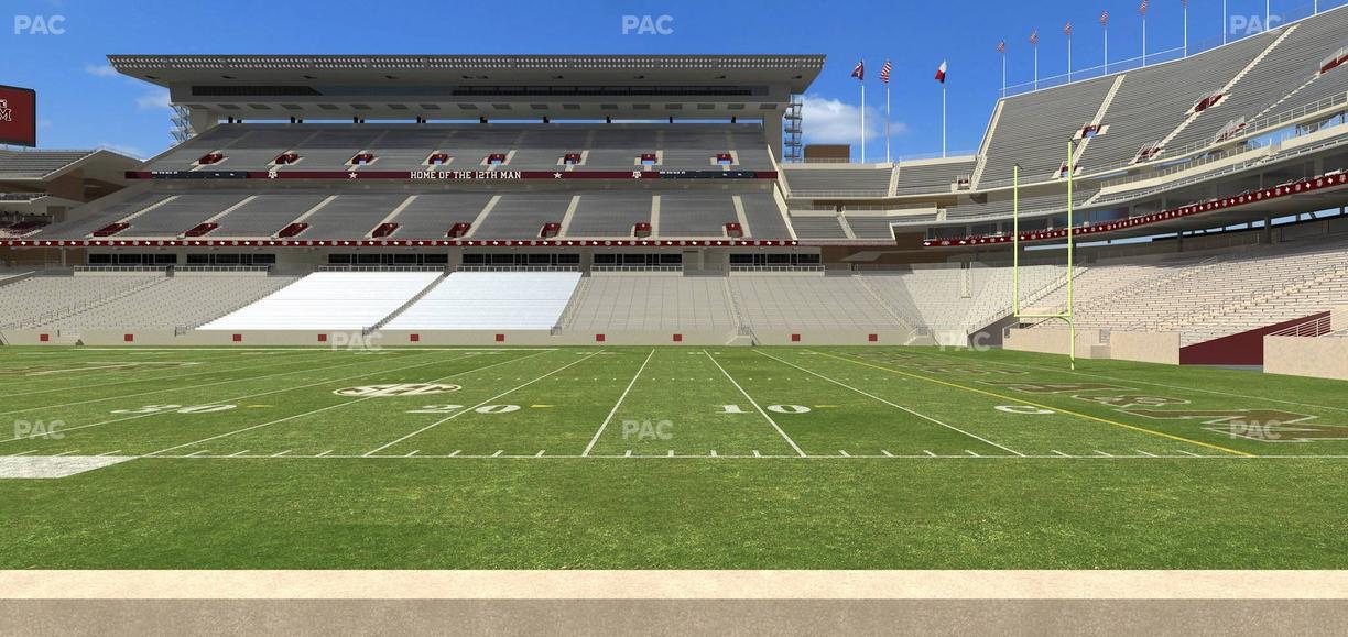 Kyle Field - Section Field Box 4 Seat View