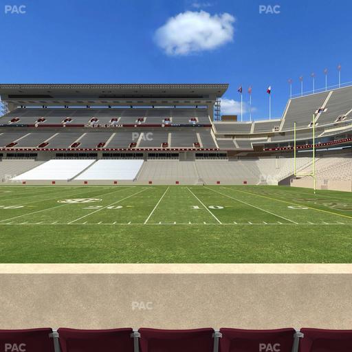 Kyle Field - Section Field Box 4 Seat View