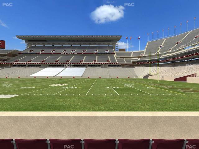 Kyle Field - Section Field Box 4 Seat View