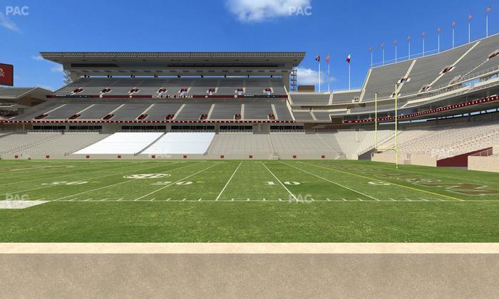 Kyle Field - Section Field Box 4 Seat View