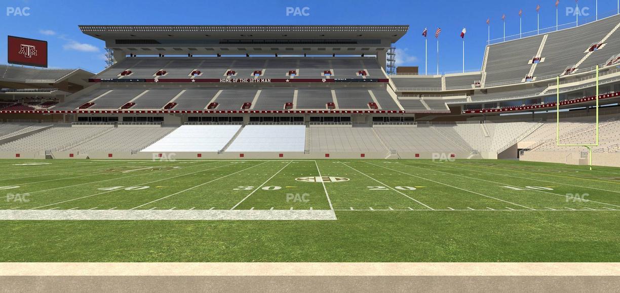 Kyle Field - Section Field Box 5 Seat View