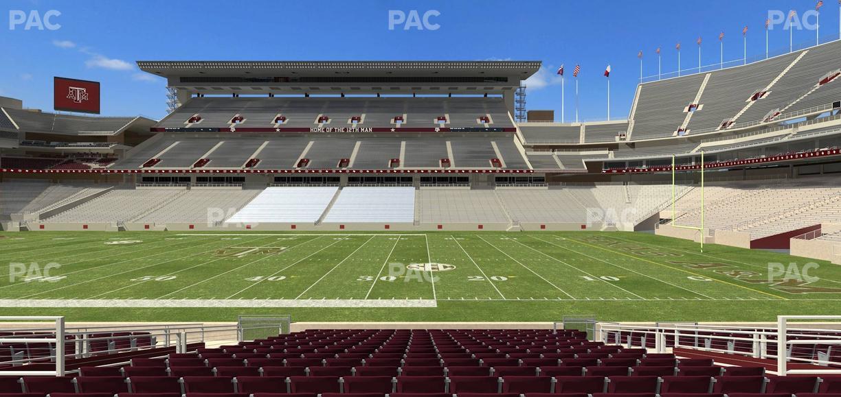 Kyle Field - Section Field Box 5 Seat View