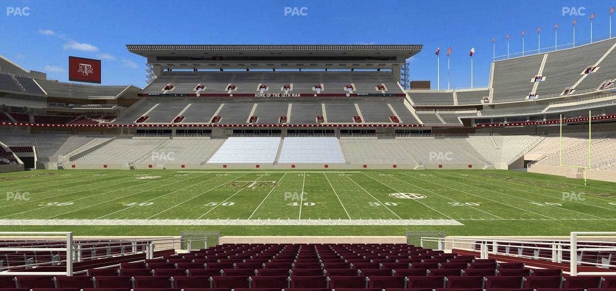 Kyle Field - Section Field Box 6 Seat View