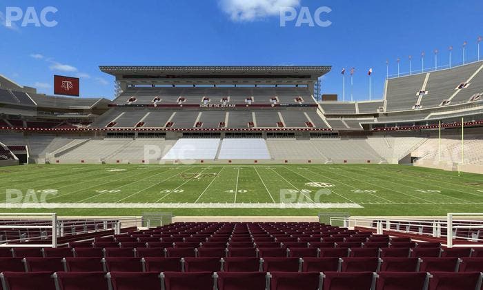 Kyle Field - Section Field Box 6 Seat View