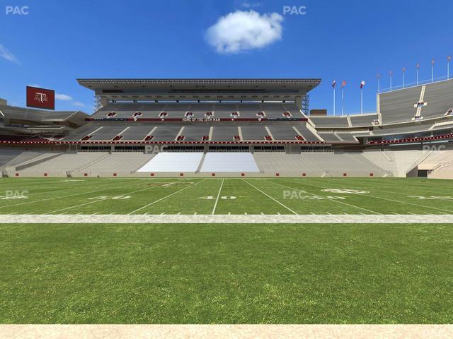Kyle Field - Section Field Box 6 Seat View
