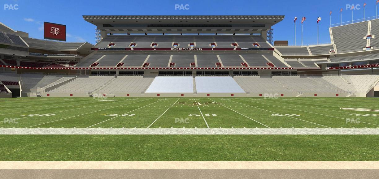 Kyle Field - Section Field Box 7 Seat View