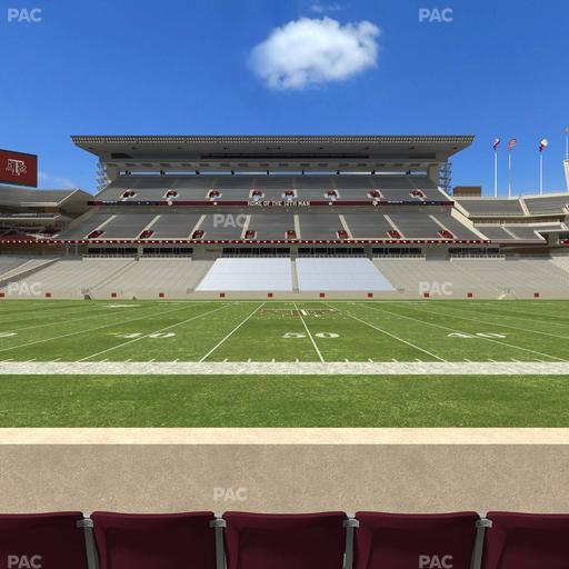 Kyle Field - Section Field Box 7 Seat View